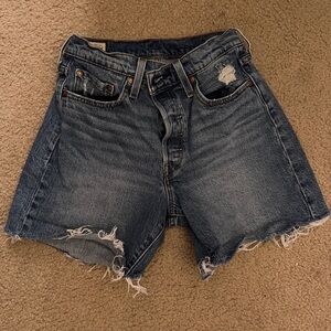 Denim Distressed Women's Shorts